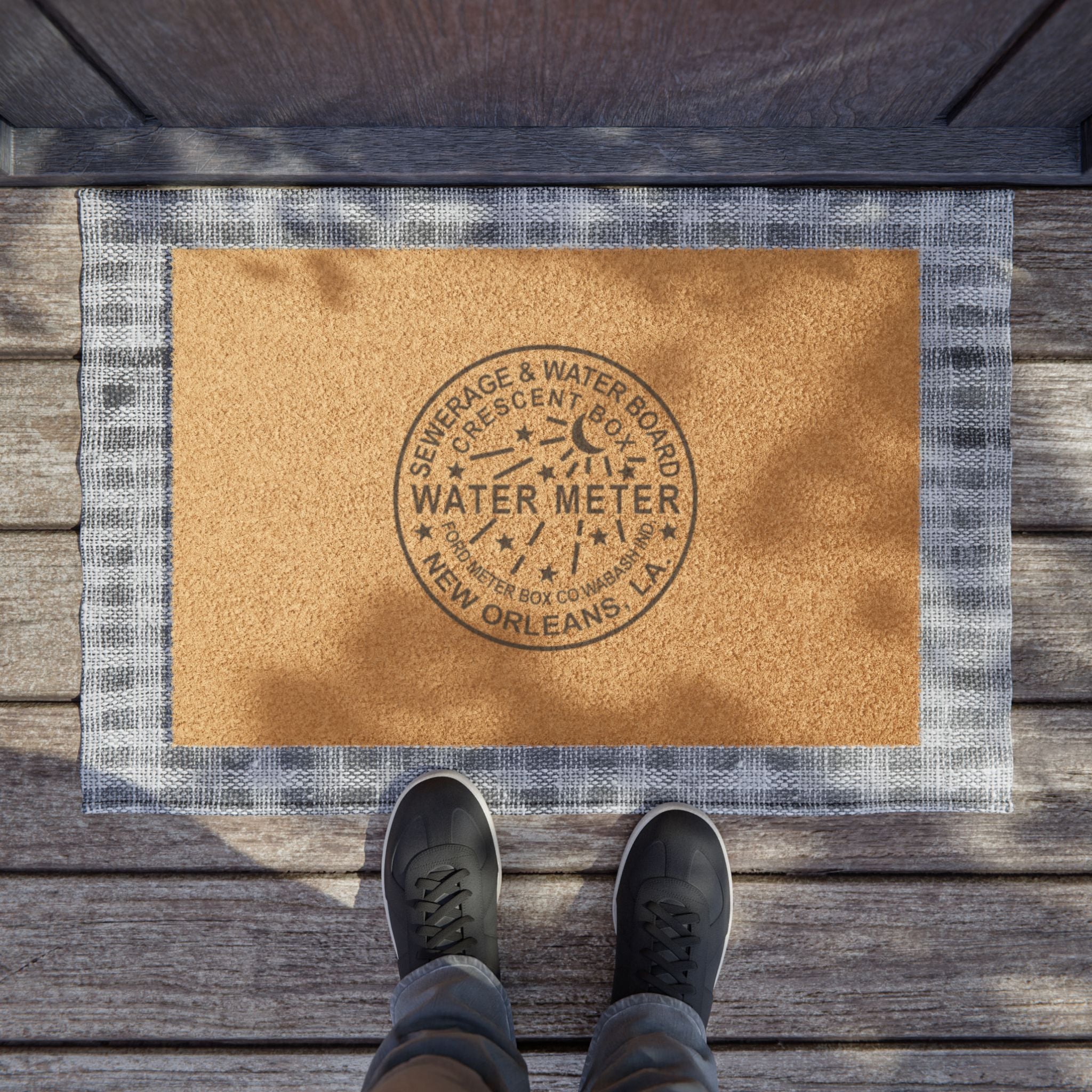 New Orleans Watermeter Doormat Printify