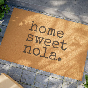 Home Sweet Nola Doormat Printify