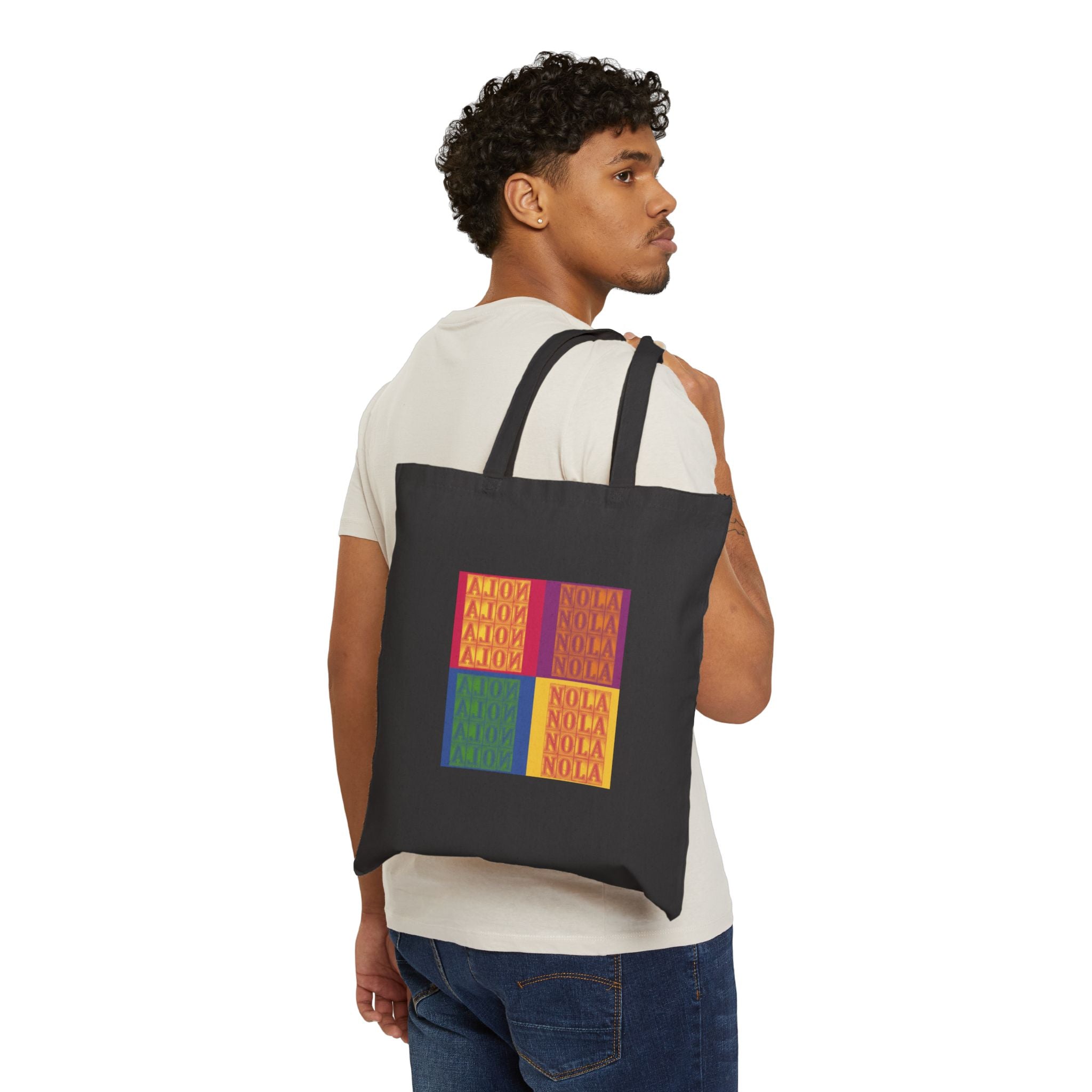 Nola Tile Pop Art Tote Bag Printify