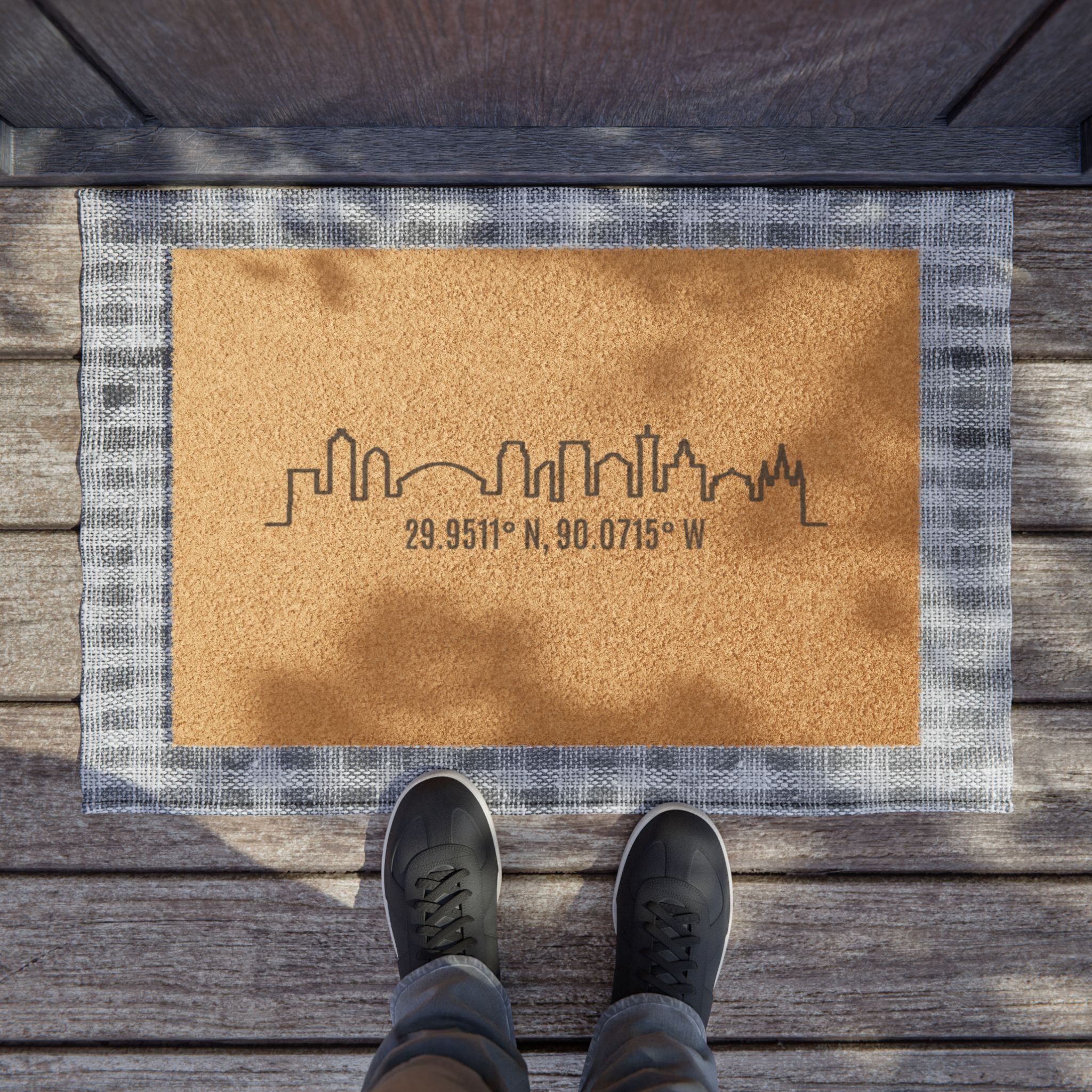 New Orleans Skyline Doormat Printify