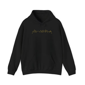 Nola Skyline Gold Hoodie Printify