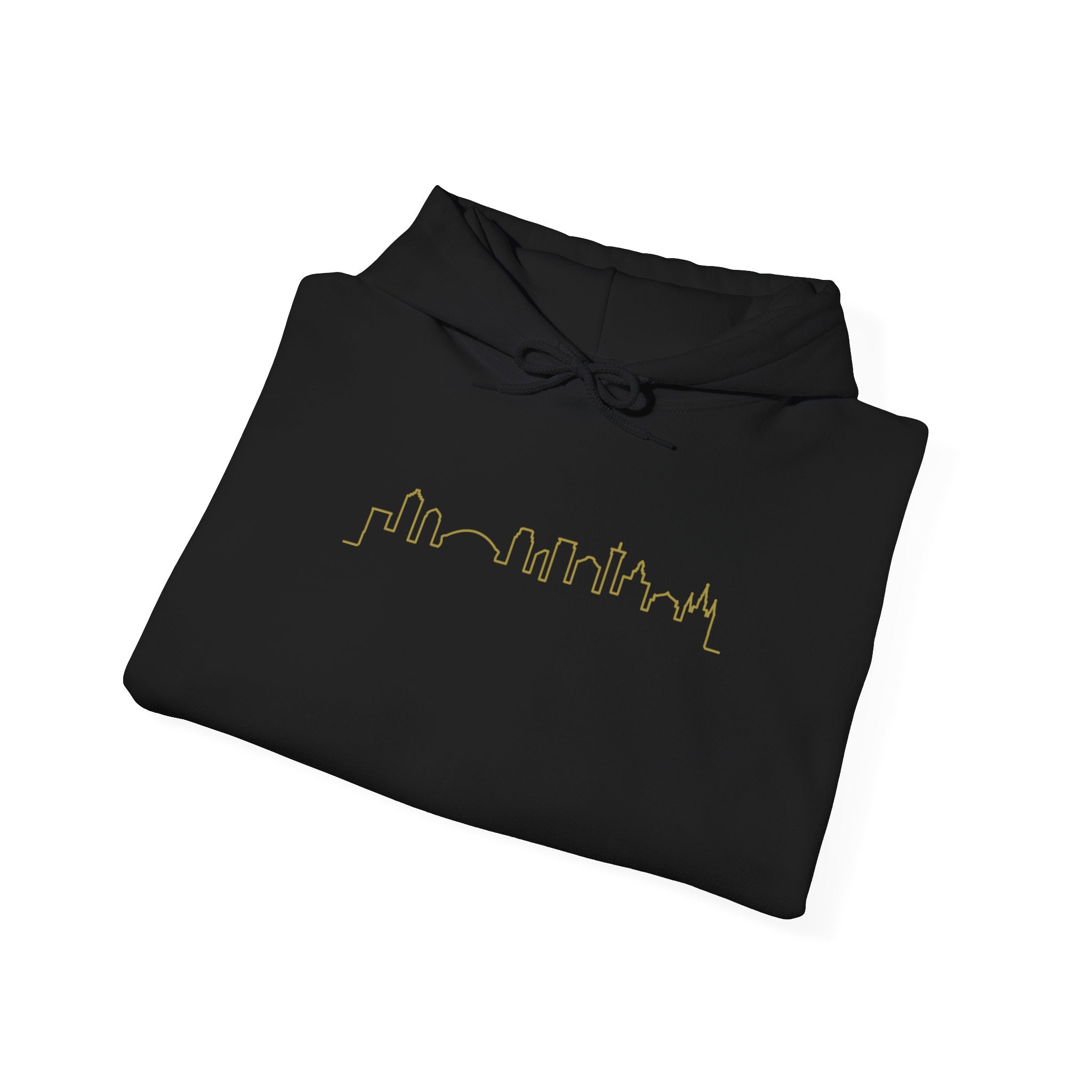 Nola Skyline Gold Hoodie Printify