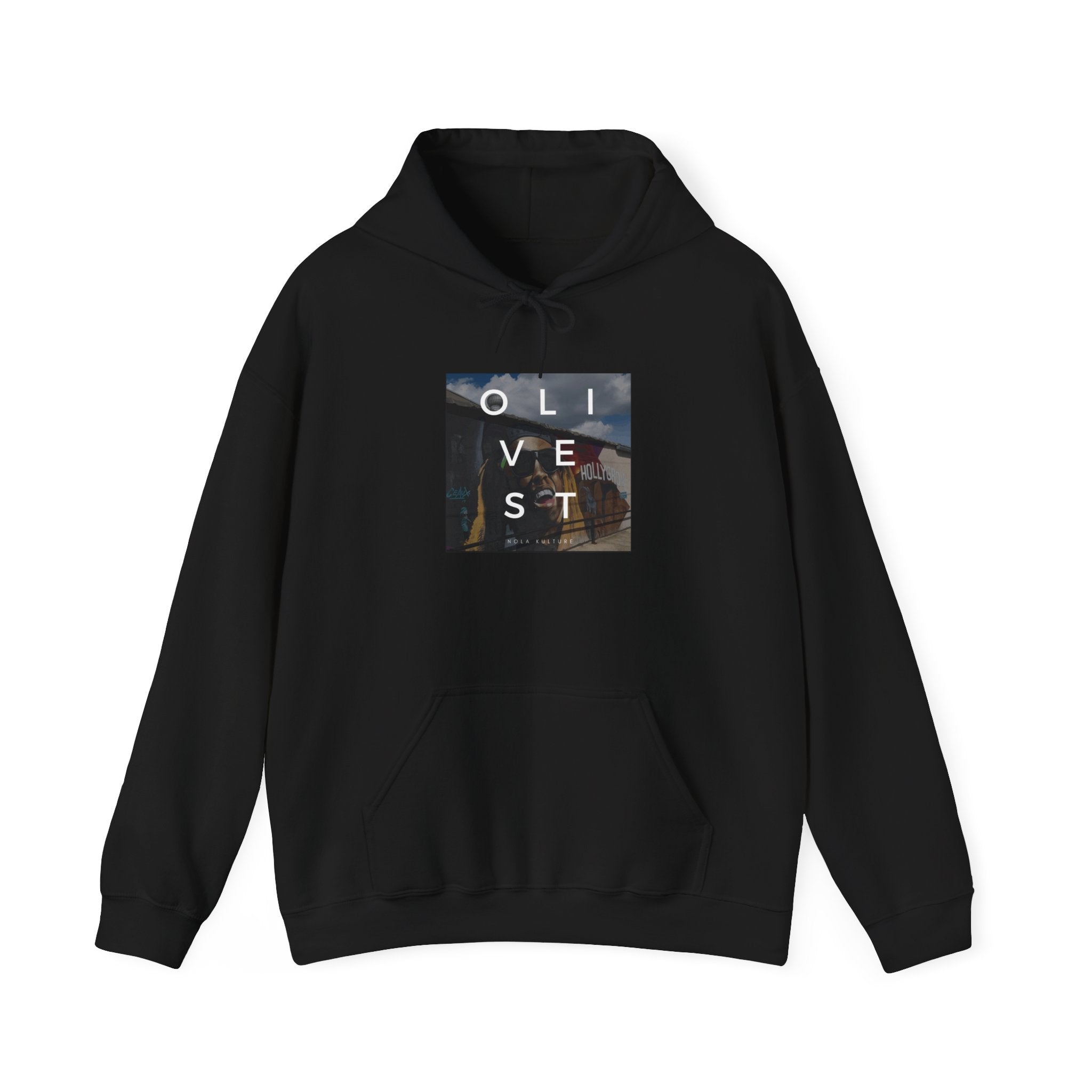 Olive Street Hoodie Printify