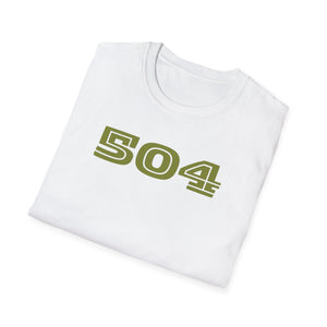 “504” Bold Gold T-Shirt Printify