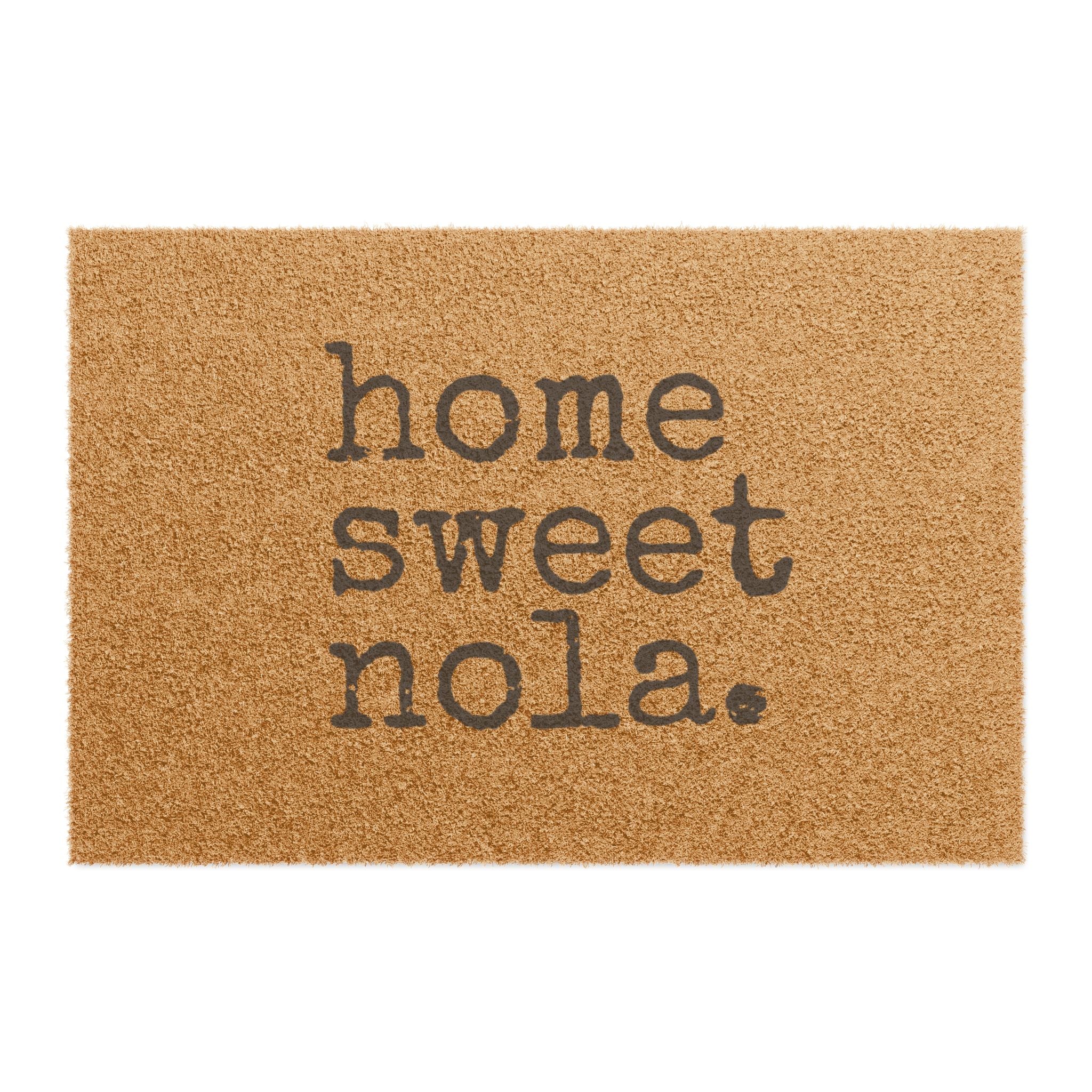 Home Sweet Nola Doormat Printify