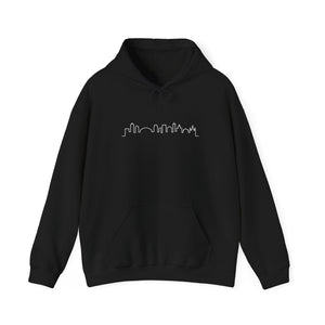 Nola Skyline White Hoodie Printify