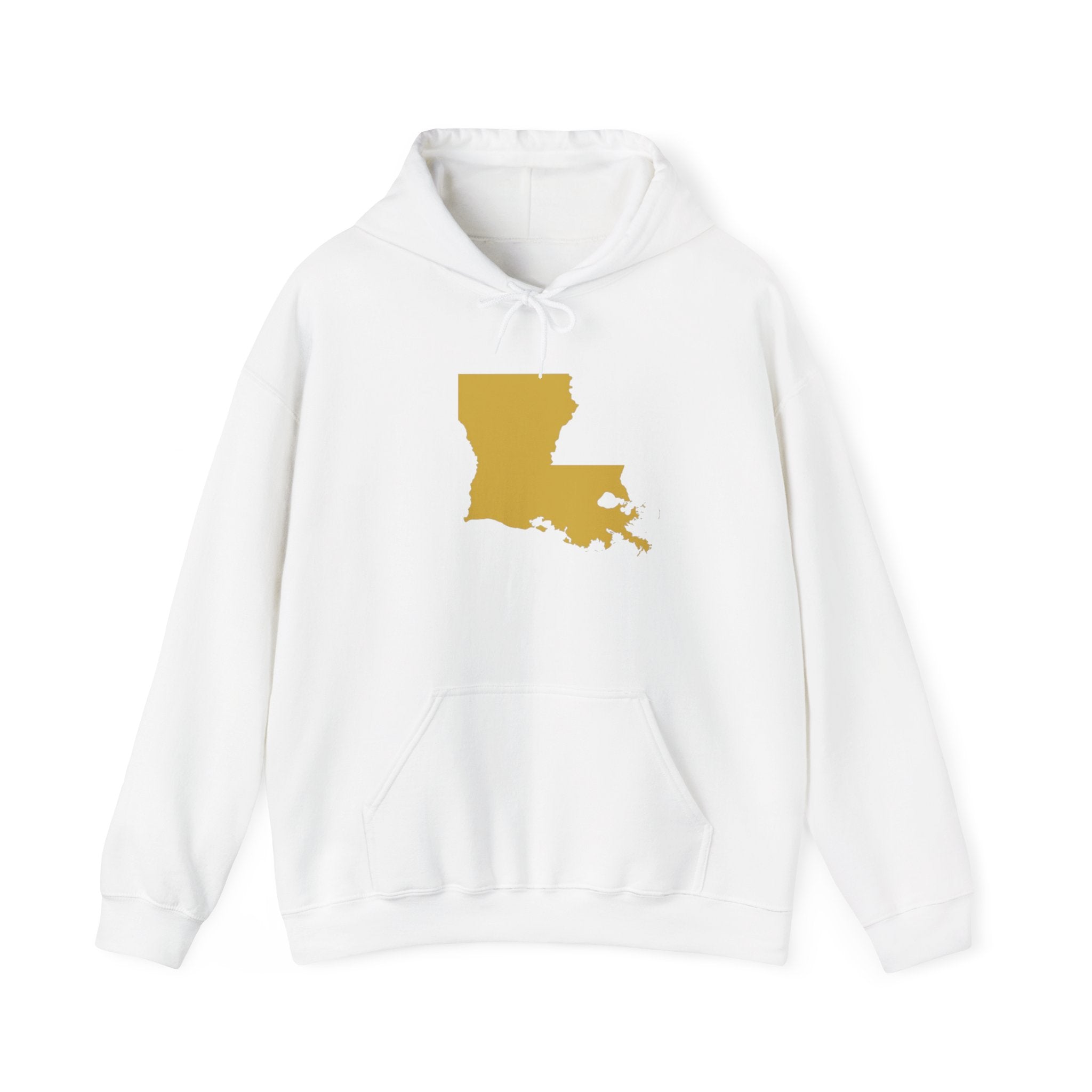 Louisiana Silhouette Hoodie Printify