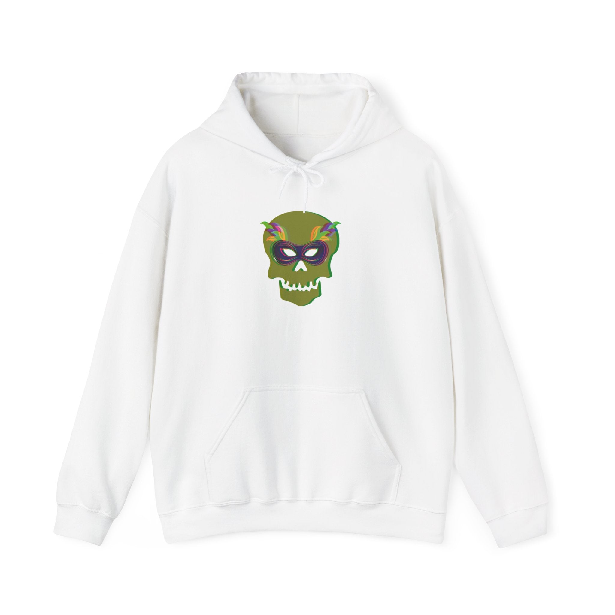 Carnival Skull & Bone Hoodie Printify