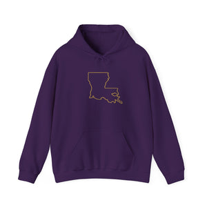 State of Louisiana Hoodie Printify