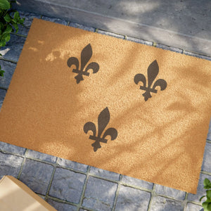 Fleur De Lis Kulture Doormat Printify