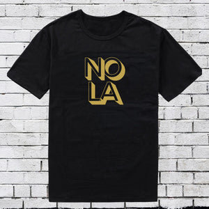 Nola Block Style T-Shirt Printify