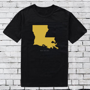 Louisiana Silhouette T-Shirt Printify