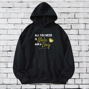 Love, Dogs, Nola Hoodie Printify