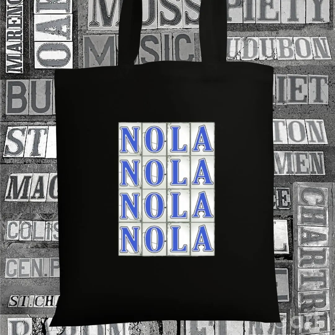 Nola Street Tile Tote Bag Printify