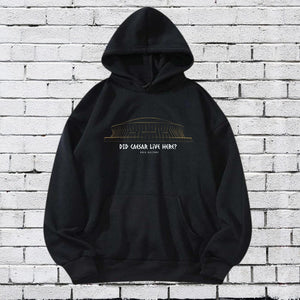 “Did Caesar Live Here?” Hangover Hoodie Printify