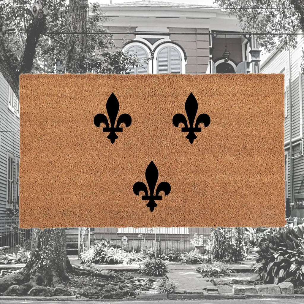 Fleur De Lis Kulture Doormat Printify