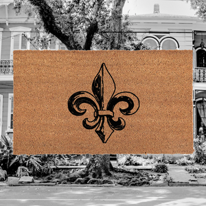 Fleur De Lis Doormat Printify