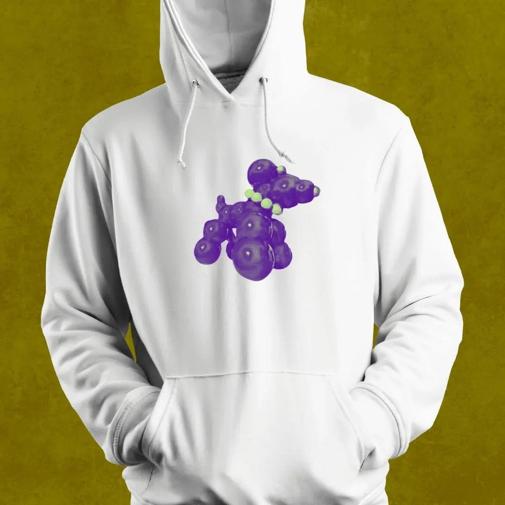 Mardi Gras Bead Dog Hoodie Printify