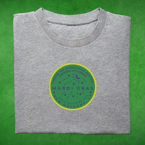 Mardi Gras Watermeter Green T-Shirt Printify