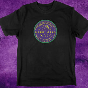 Mardi Gras Watermeter Purple T-Shirt Printify