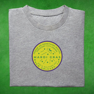 Mardi Gras Watermeter Yellow T-Shirt Printify