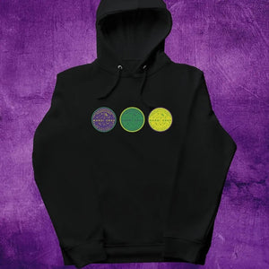 Mardi Gras Watermeter Trifecta Hoodie Printify