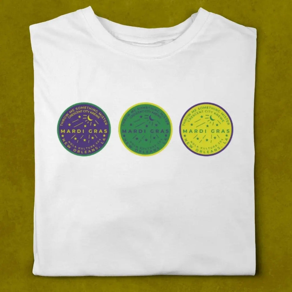 Mardi Gras Watermeter Trifecta T-Shirt Printify