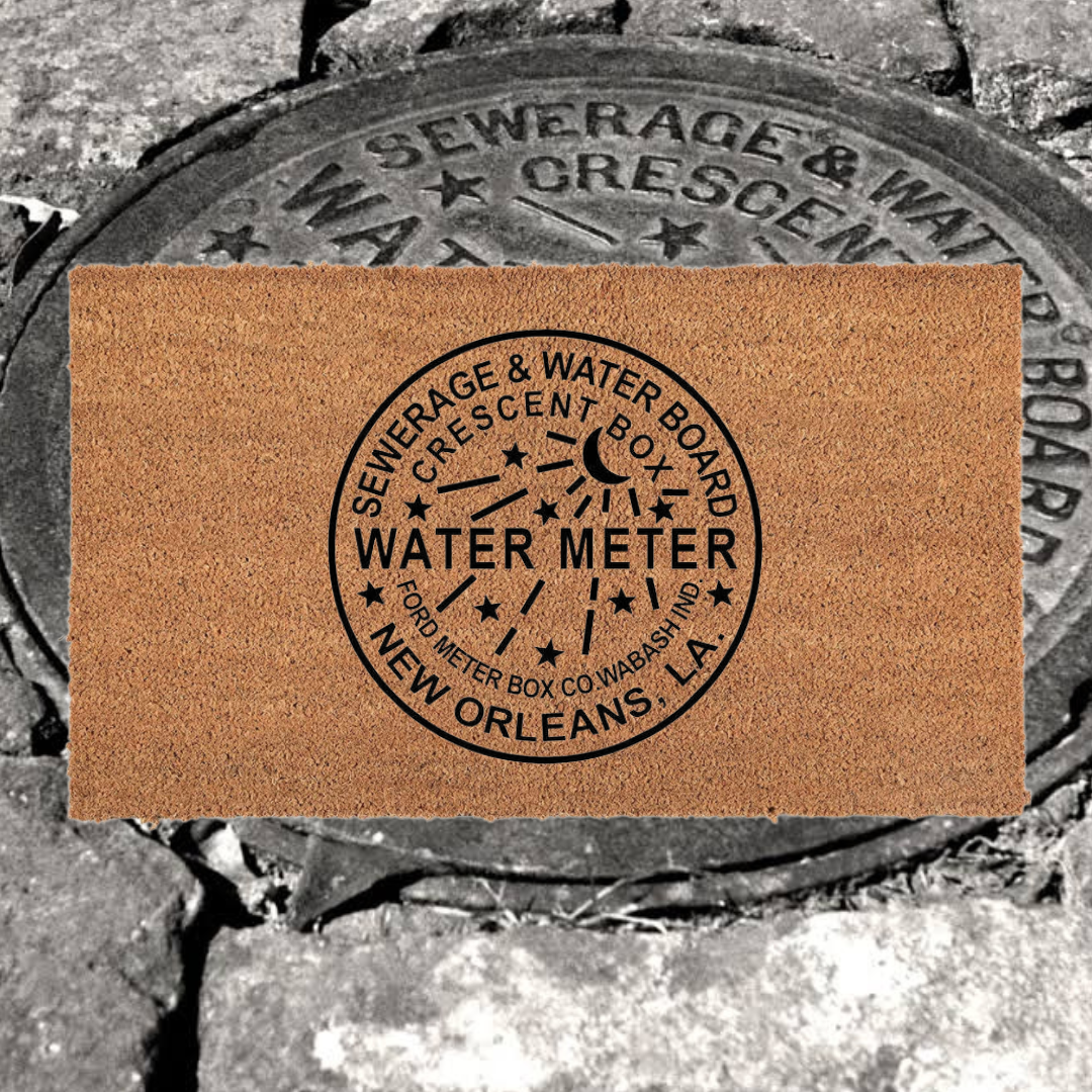 New Orleans Watermeter Doormat Printify