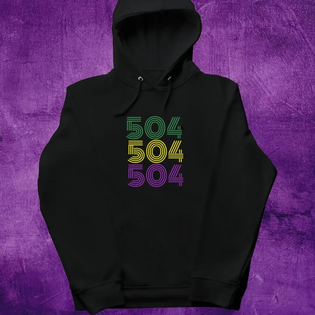 Mardi Gras “504” Trifecta Hoodie Printify