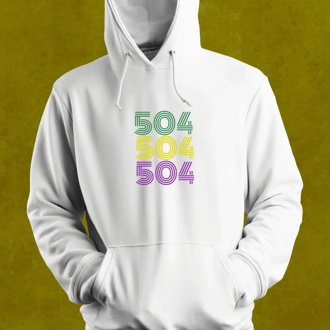 Mardi Gras “504” Trifecta Hoodie Printify