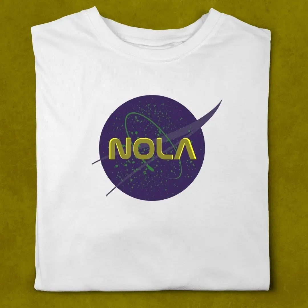 Mardi Gras “Nola Space Ward” T-Shirt Printify