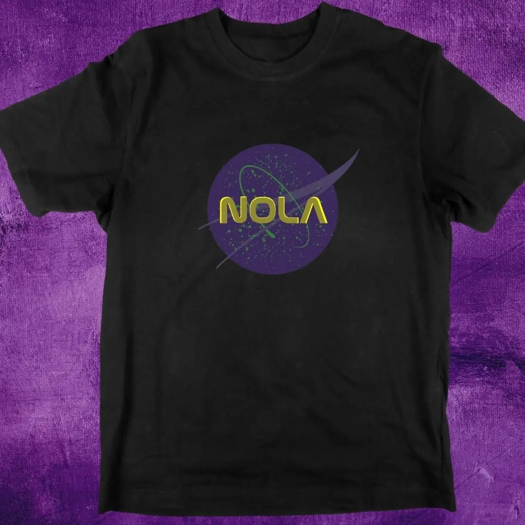 Mardi Gras “Nola Space Ward” T-Shirt Printify