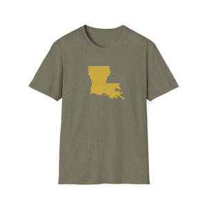 Louisiana Silhouette T-Shirt Printify