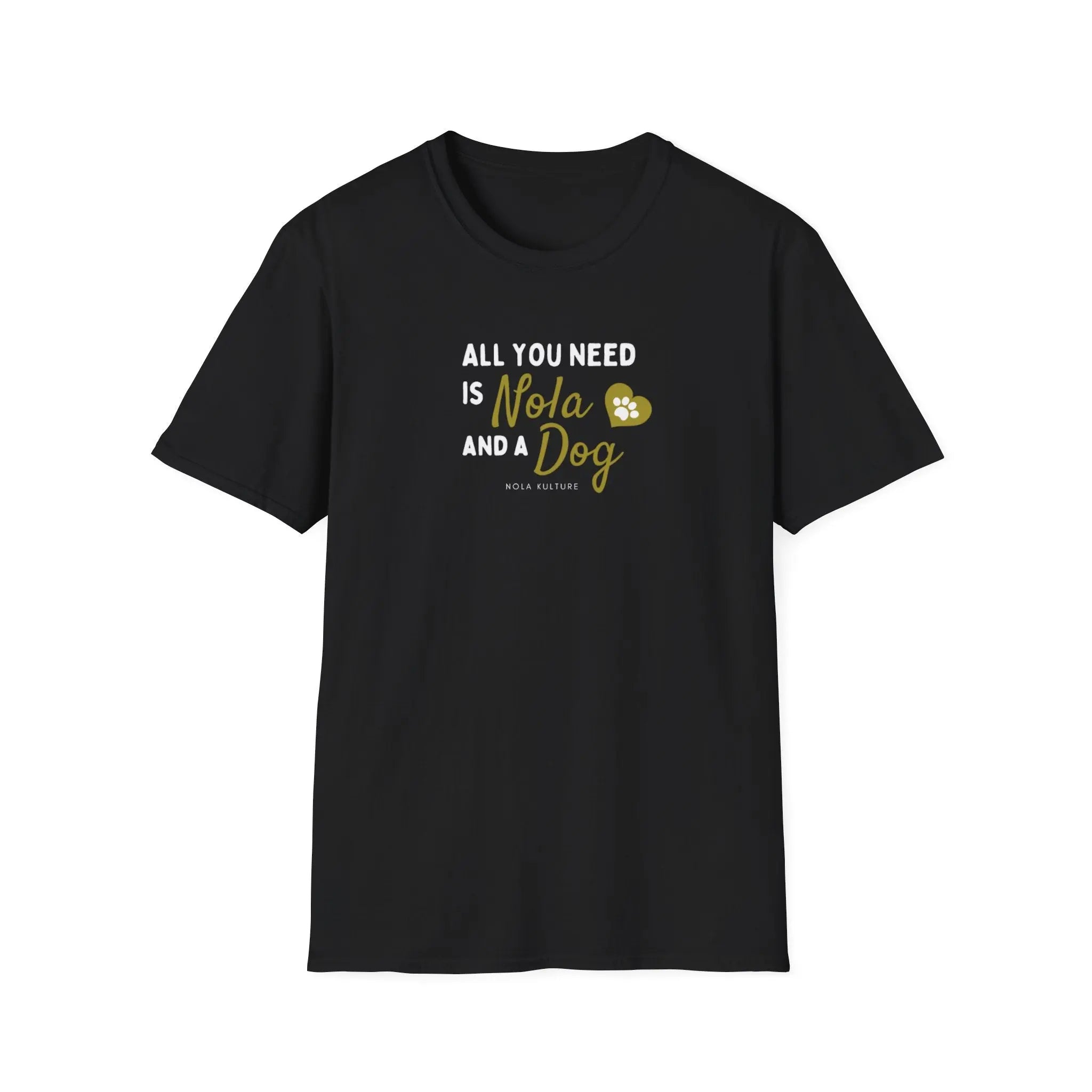 Love, Dogs, & Nola T-Shirt Printify