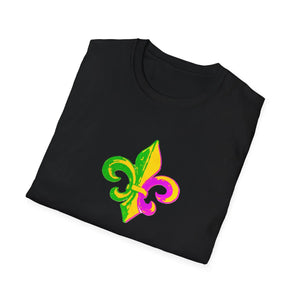 Mardi Gras Fleur De Lis T-Shirt Printify