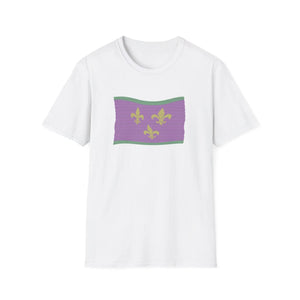 Mardi Gras Nola Flag T-Shirt Printify