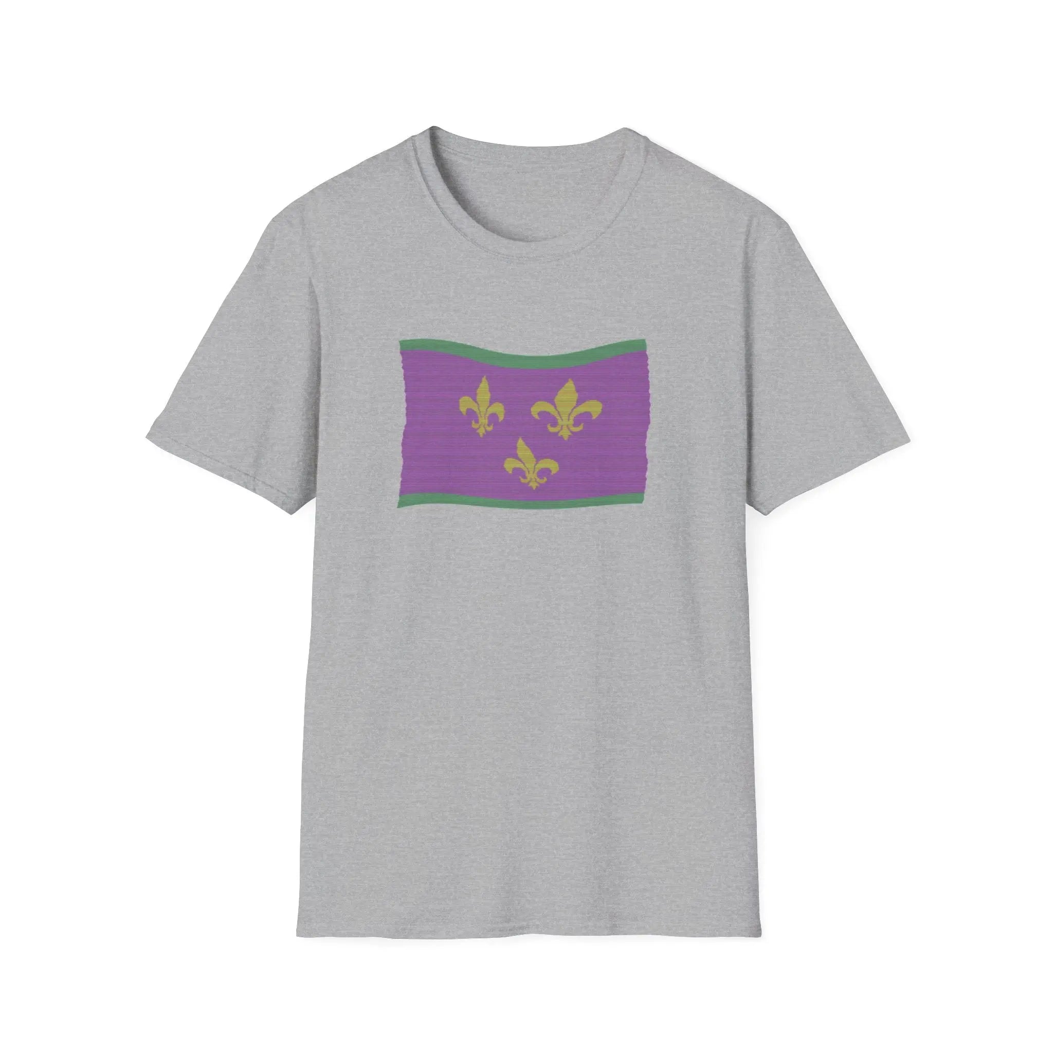 Mardi Gras Nola Flag T-Shirt Printify