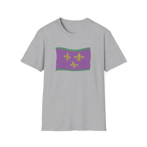 Mardi Gras Nola Flag T-Shirt Printify