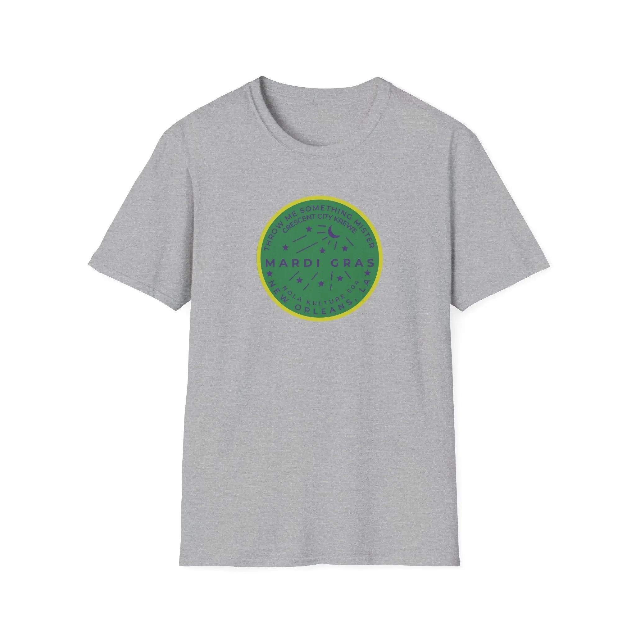 Mardi Gras Watermeter Green T-Shirt Printify