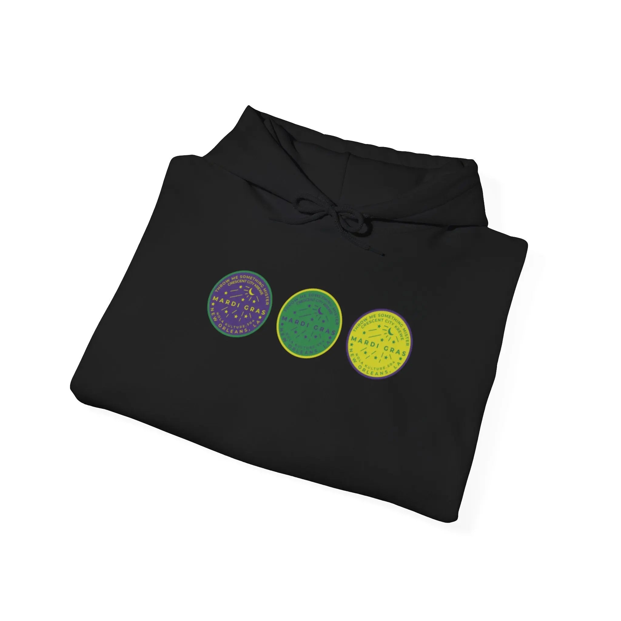 Mardi Gras Watermeter Hoodie Printify