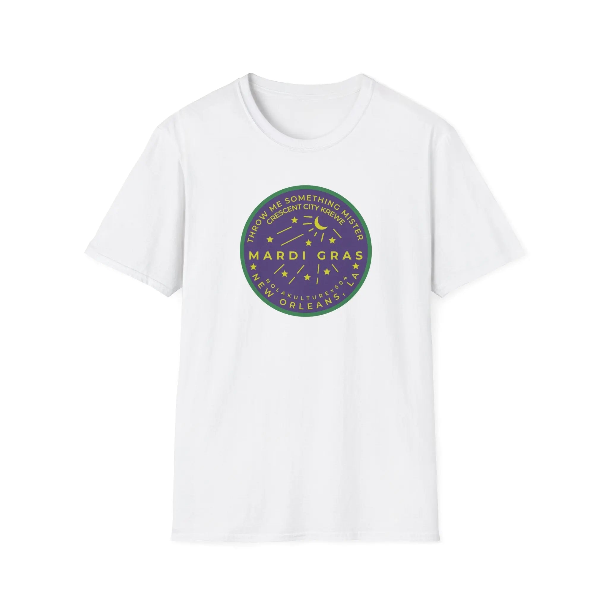 Mardi Gras Watermeter Purple T-Shirt Printify