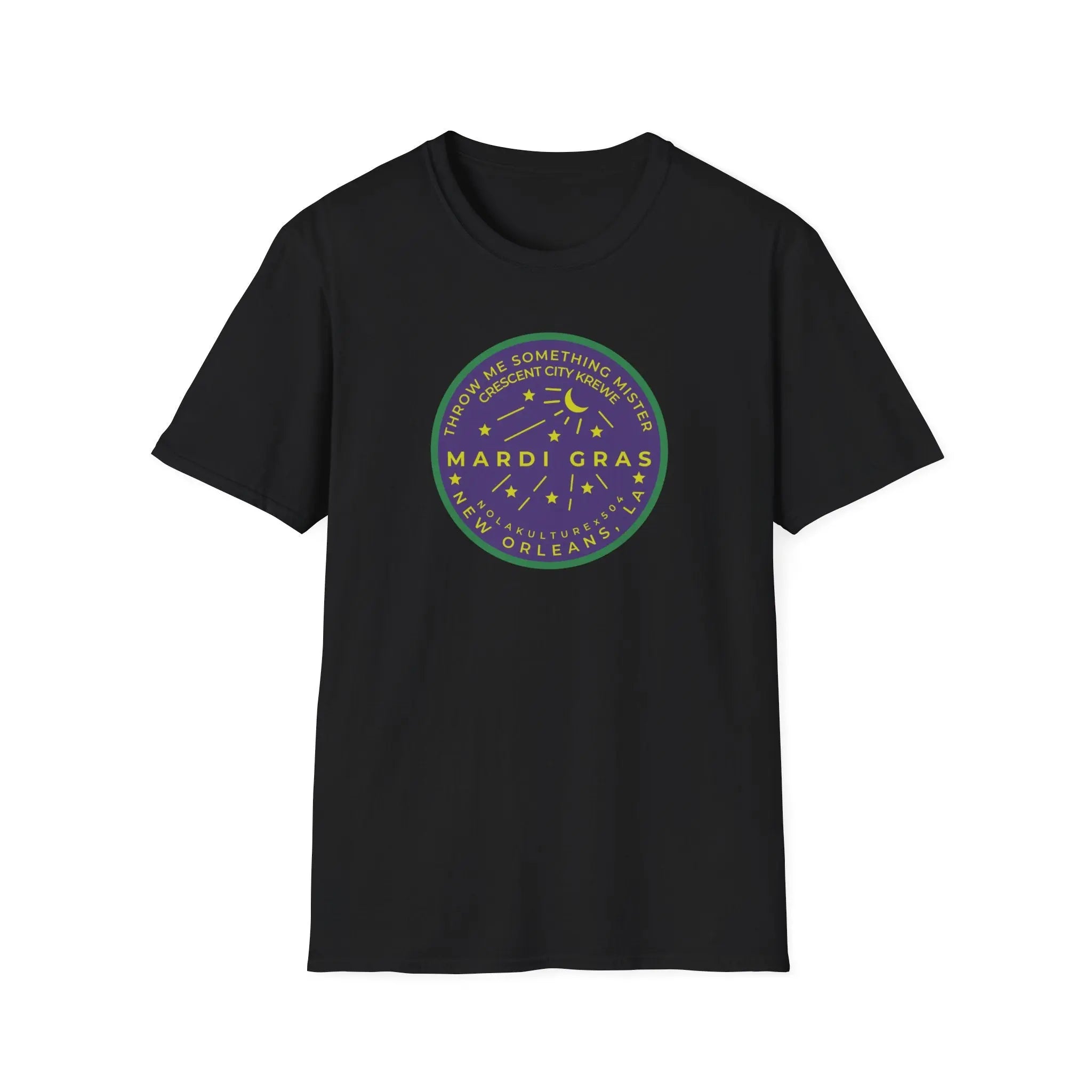 Mardi Gras Watermeter Purple T-Shirt Printify