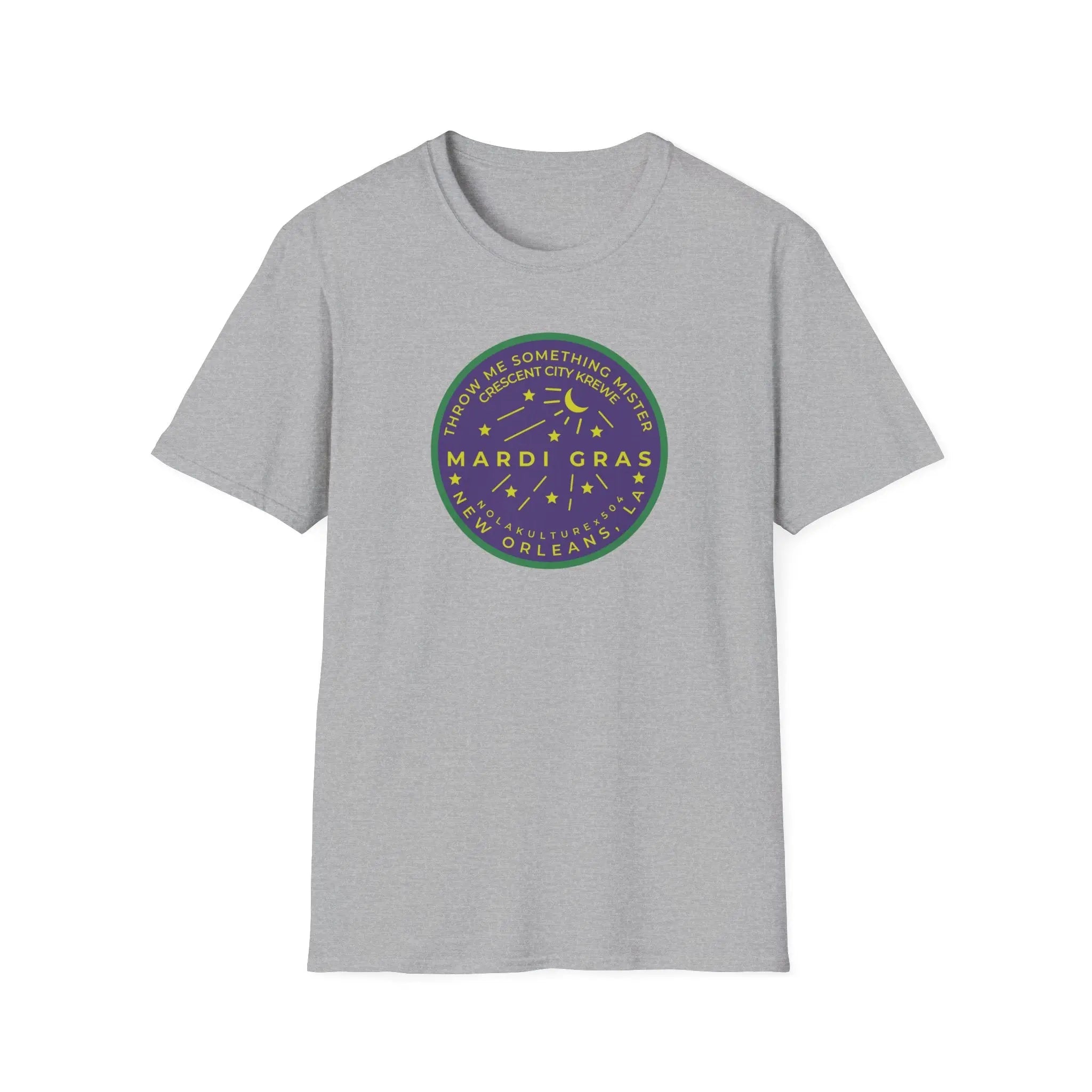 Mardi Gras Watermeter Purple T-Shirt Printify