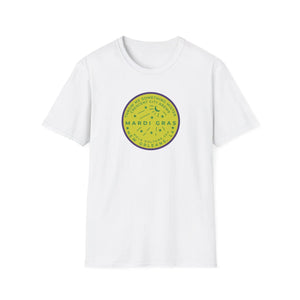 Mardi Gras Watermeter Yellow T-Shirt Printify