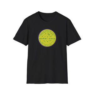 Mardi Gras Watermeter Yellow T-Shirt Printify