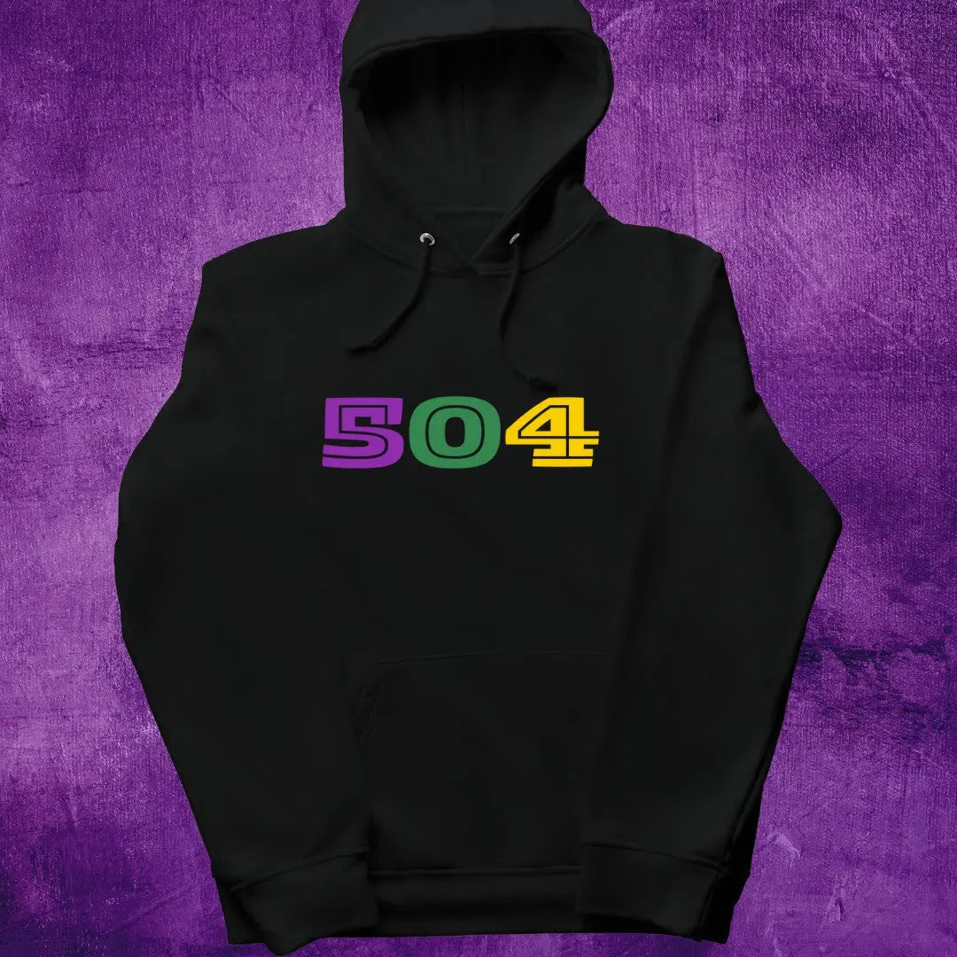 Mardi Gras "504" Hoodie Printify