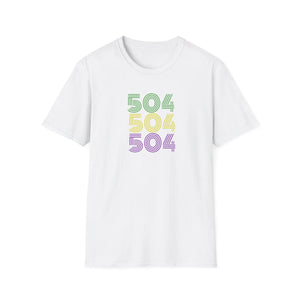 Mardi Gras “504” Trifecta T-Shirt Printify