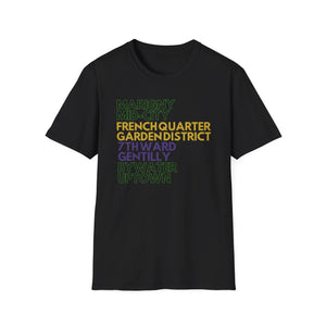 Mardi Gras “Hoods” T-Shirt Printify