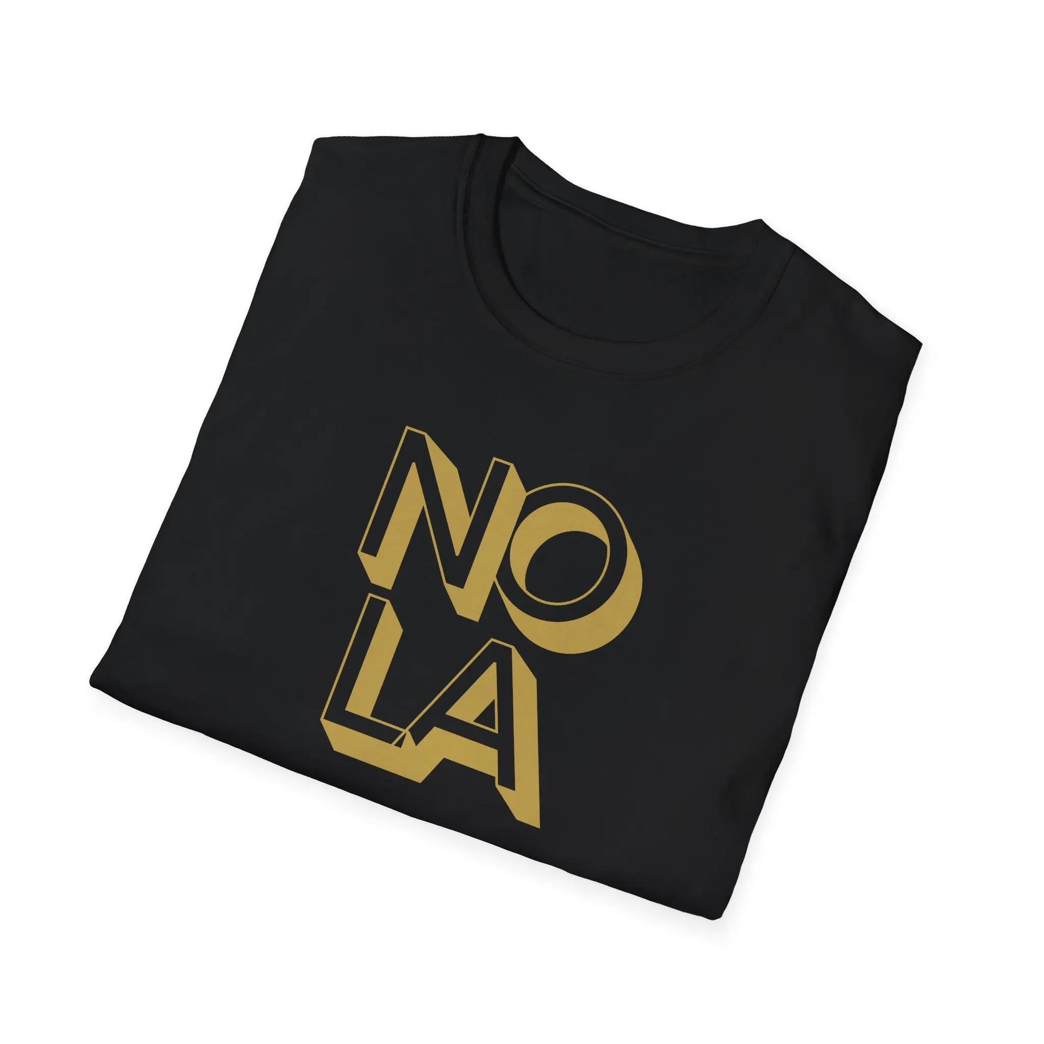 Nola Block Style T-Shirt Printify