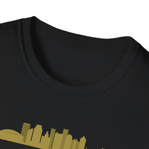 Nola Skyline 2.0 Gold T-Shirt Printify